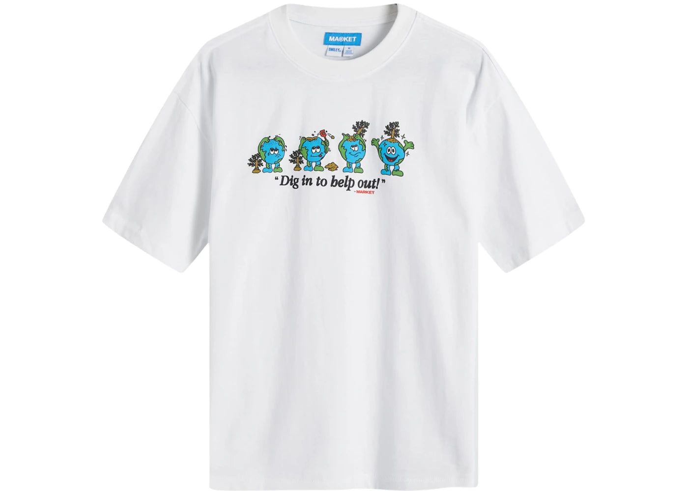 Market Dig In T-Shirt White