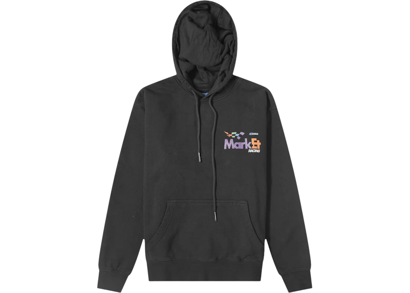 Market Express Racing Pullover Hoodie Washed Black