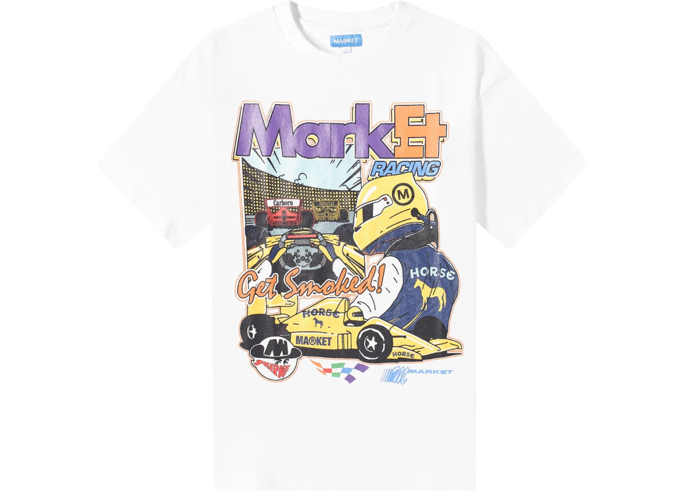 Market Express Racing T-Shirt White