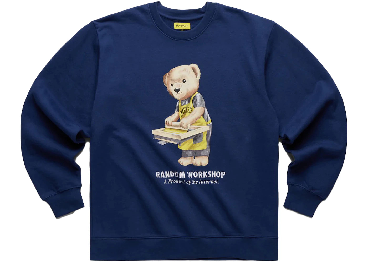 Market Random Workshop Bear Crewneck Navy