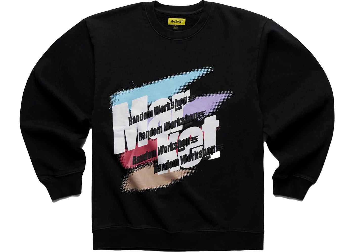 Market Random Workshop Splatter Crewneck Sweatshirt Charcoal