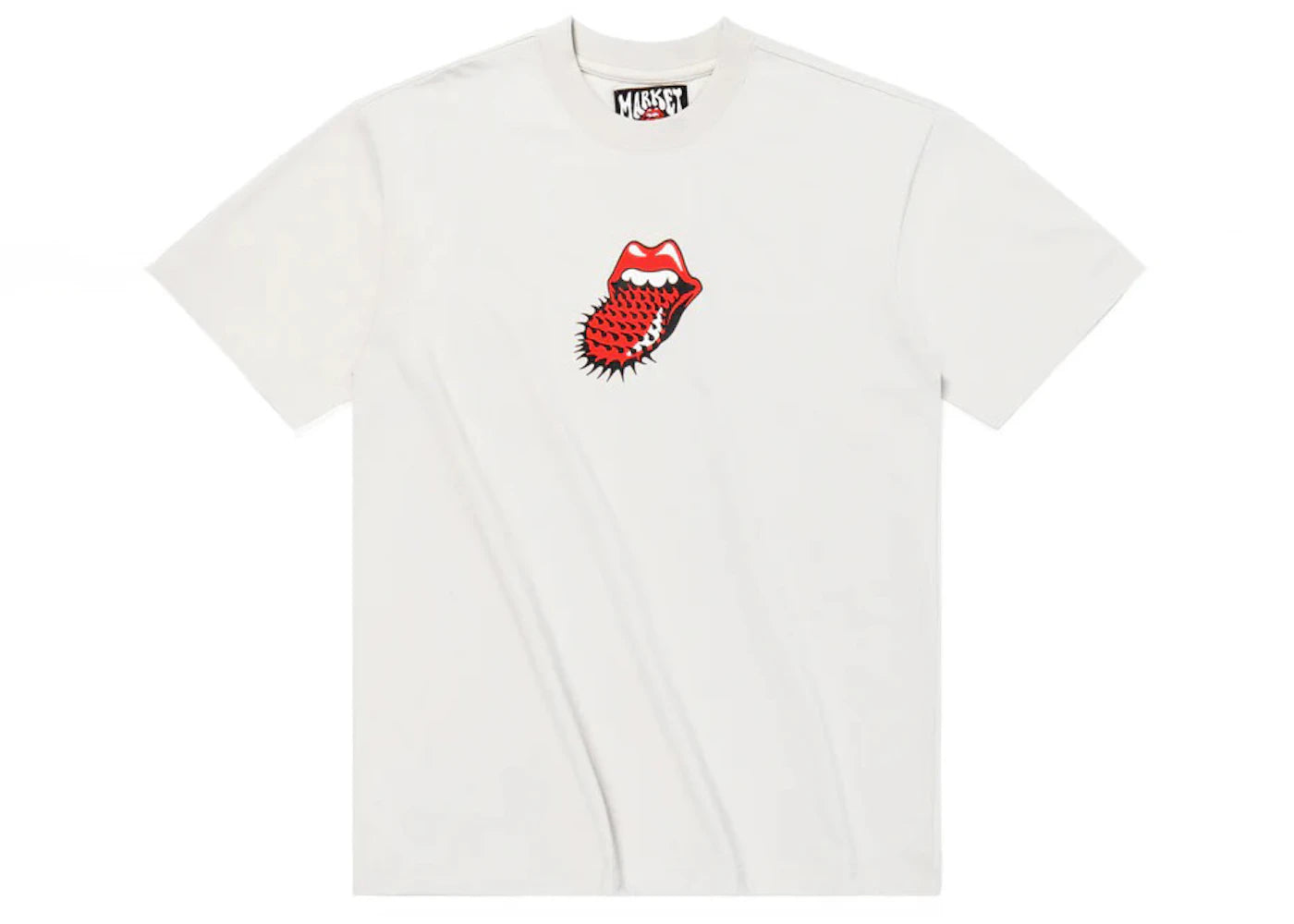 Market Rolling Stones Never Satisfied T-Shirt Cream