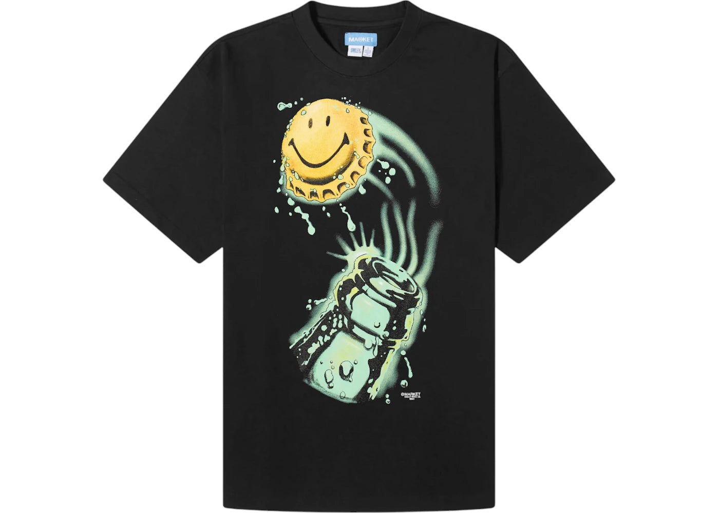 Market Smiley It Just Do T-Shirt Black