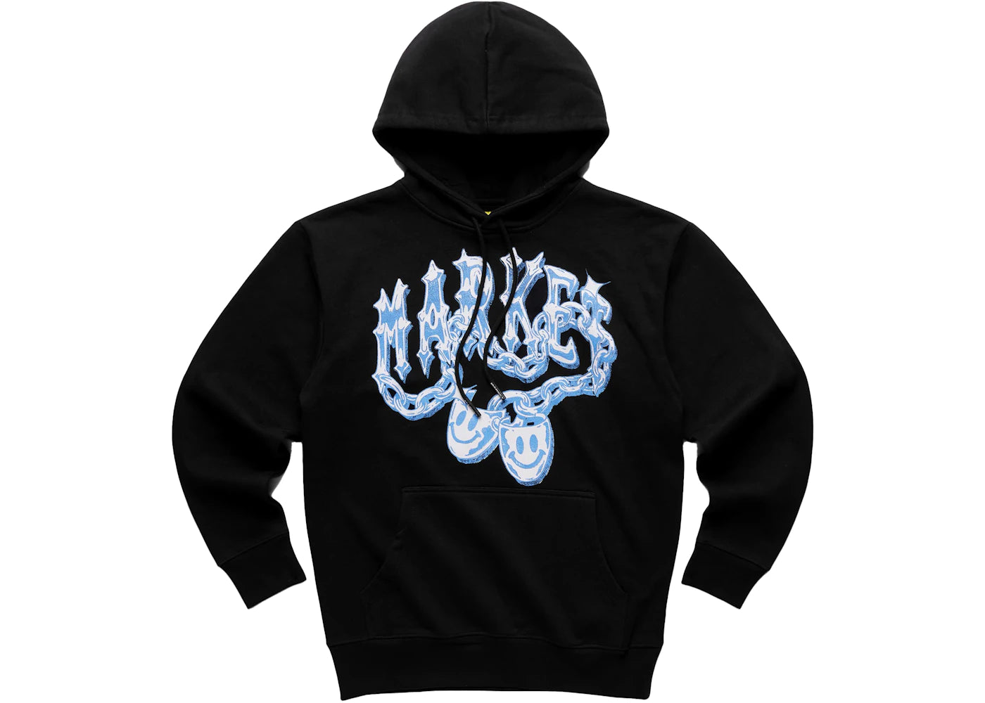 Market Smiley Market Chain Hoodie Black