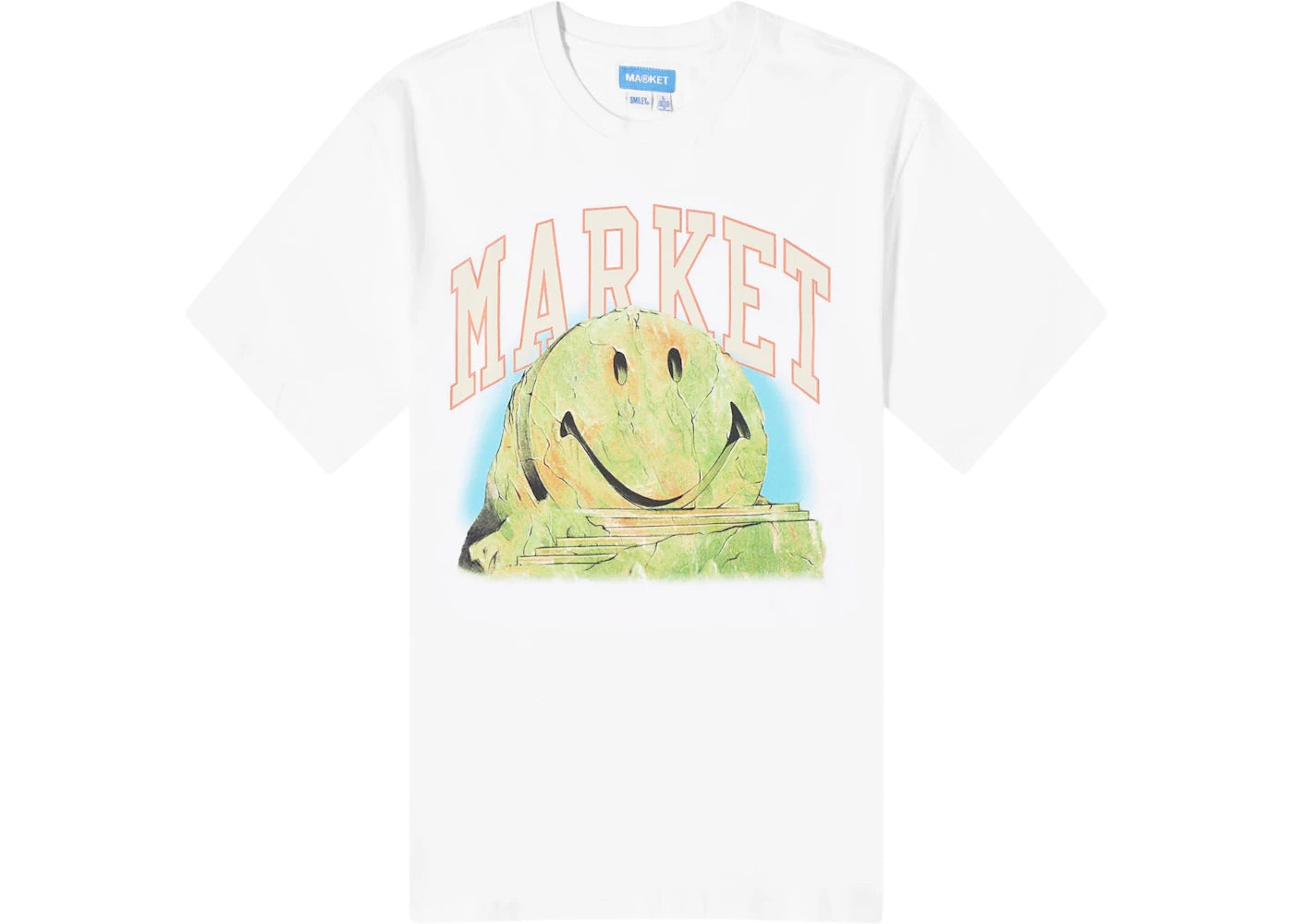 Market Smiley Out Of Body T-Shirt White