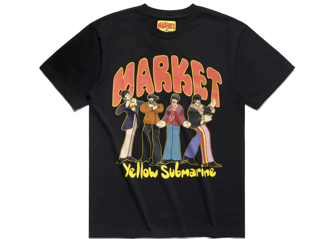 Market x Beatles Yellow Submarine Pose T-Shirt Black