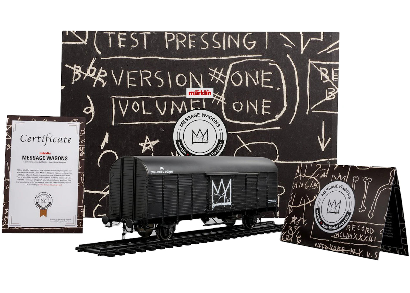 Marklin x Jean-Michel Basquiat Message Wagons Gauge 1 Model Train