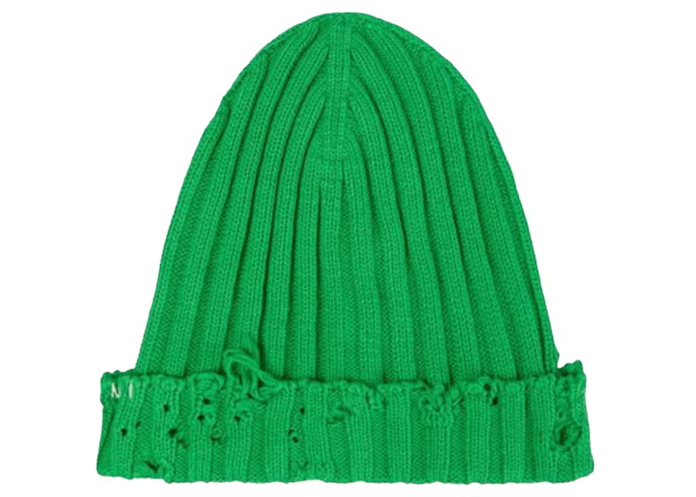 Marni Cotton Knit Beanie Emerald