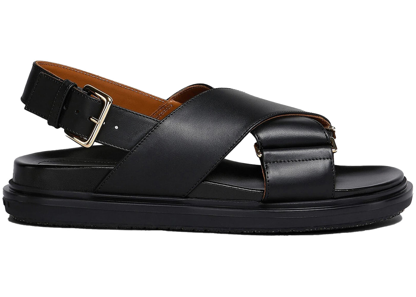 Marni Fussbett Leather Black (Women's)