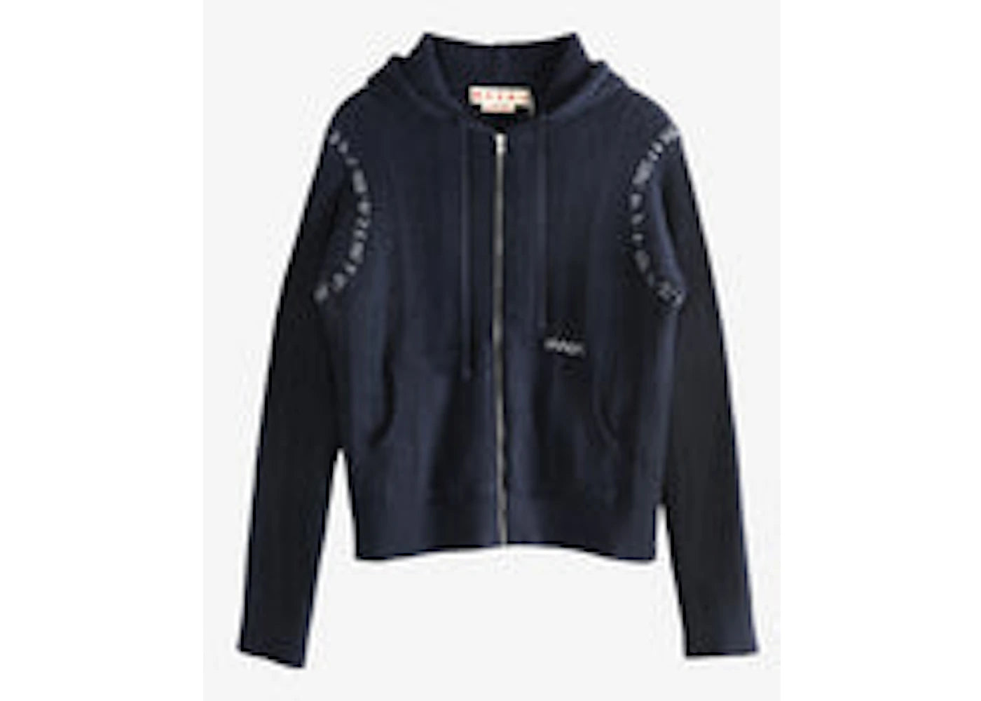Marni Hooded Cardigan Ultra Marine