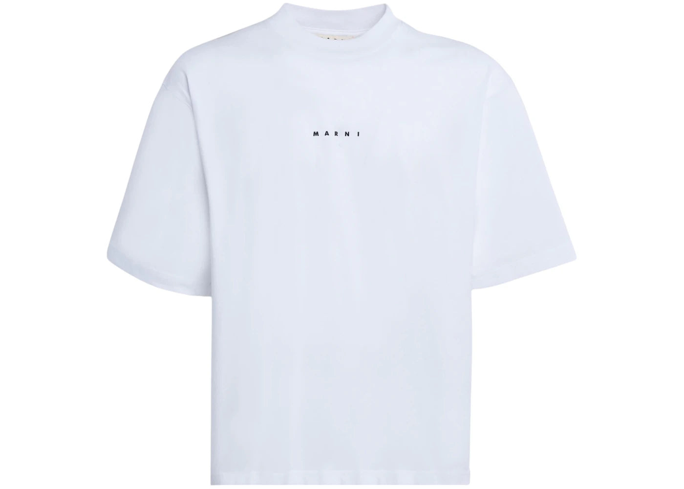 Marni Logo Organic Jersey T-shirt Lilywhite
