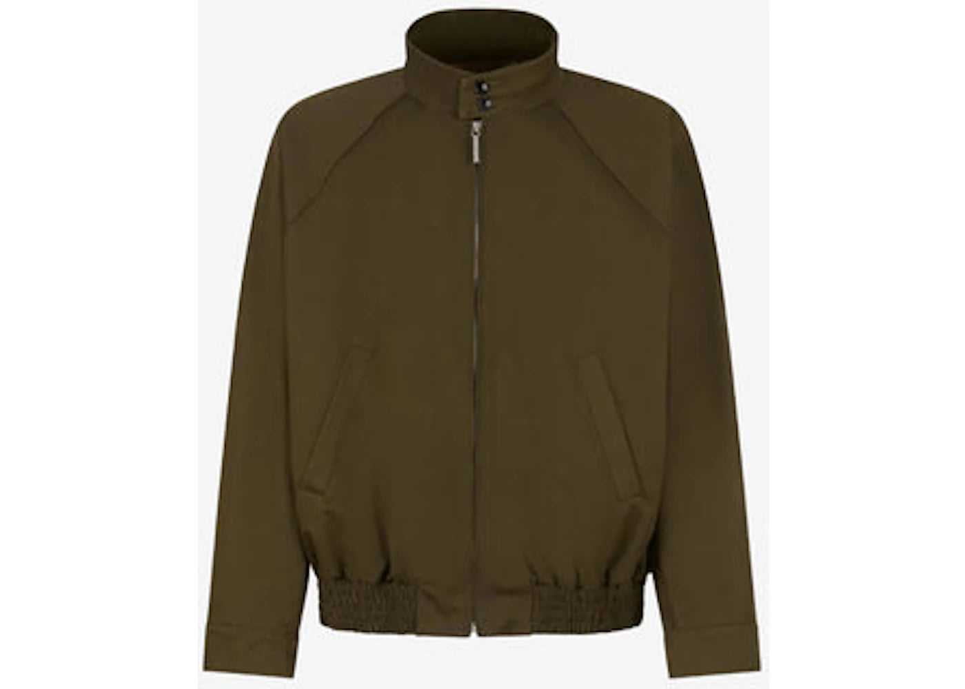 Marni Organic Gabardine Bomber Jacket Deep Sage