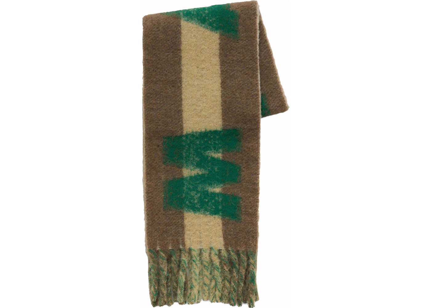 Marni Virgin Wool Lobster Scarf Multicolor