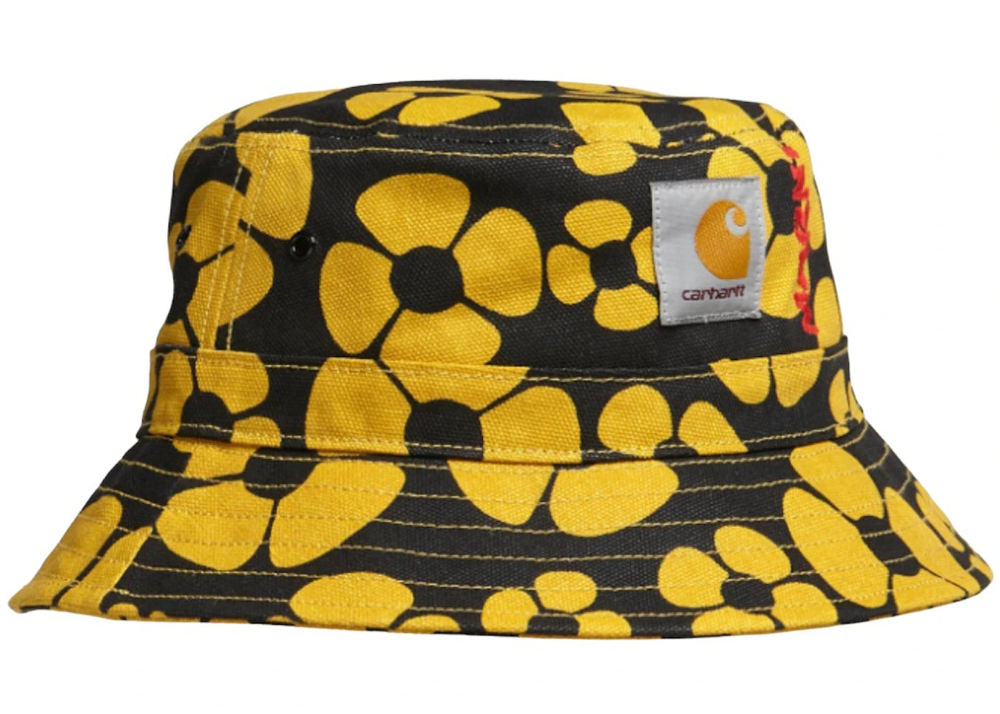 Marni x Carhartt WIP Bucket Hat Black/Sun Yellow