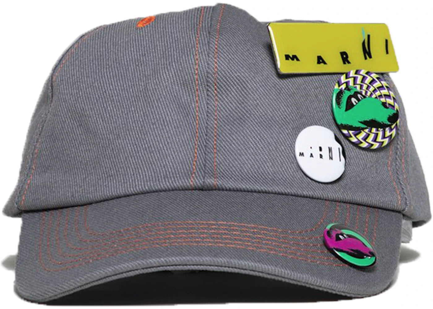 Marni x Union Cotton Drill Cap Grey