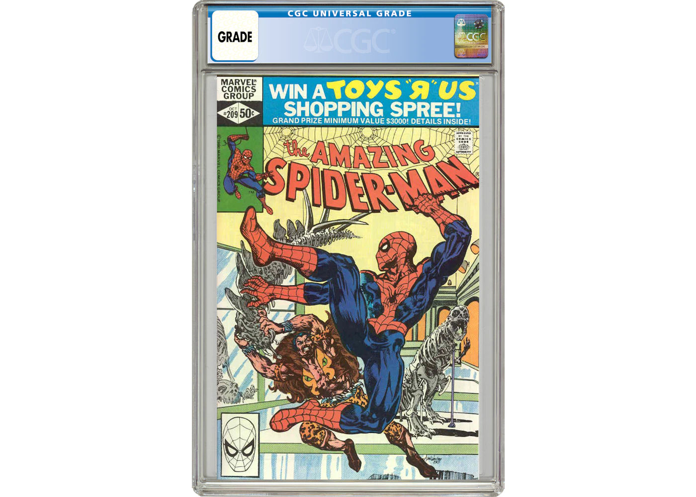 Marvel Amazing Spider-Man (1963 1st Series) #209 Comic Book CGC Graded
