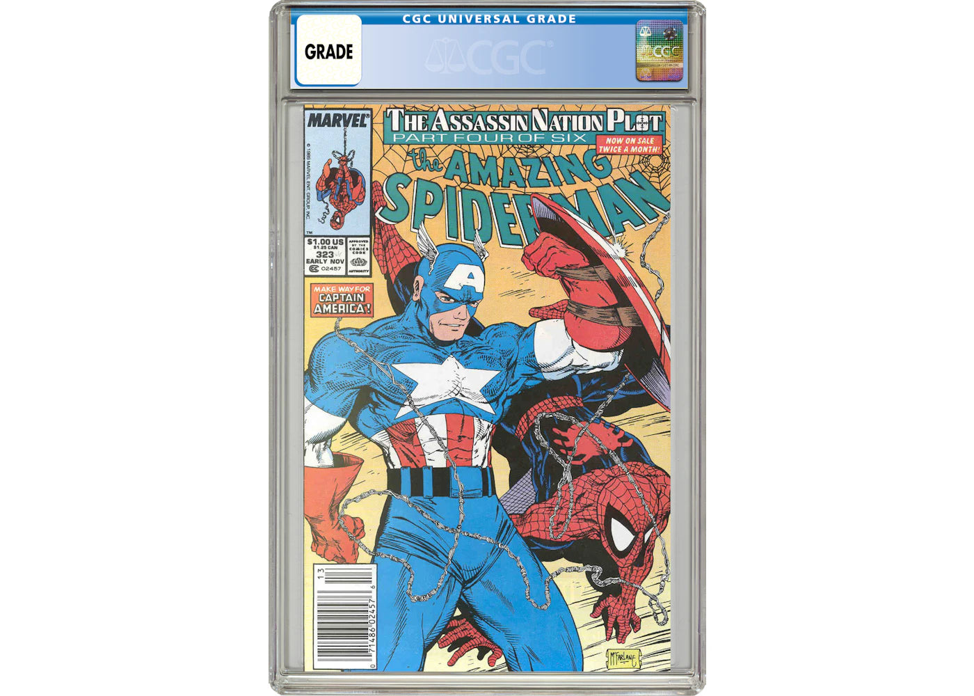 Marvel Amazing Spider-Man (1963 1st Series) #323 Comic Book CGC Graded