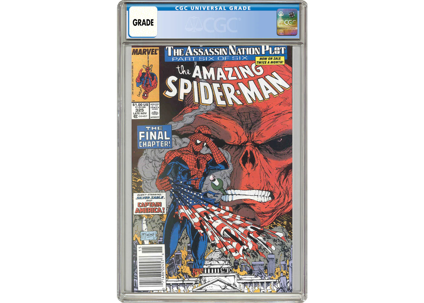 Marvel Amazing Spider-Man (1963 1st Series) #325 Comic Book CGC Graded