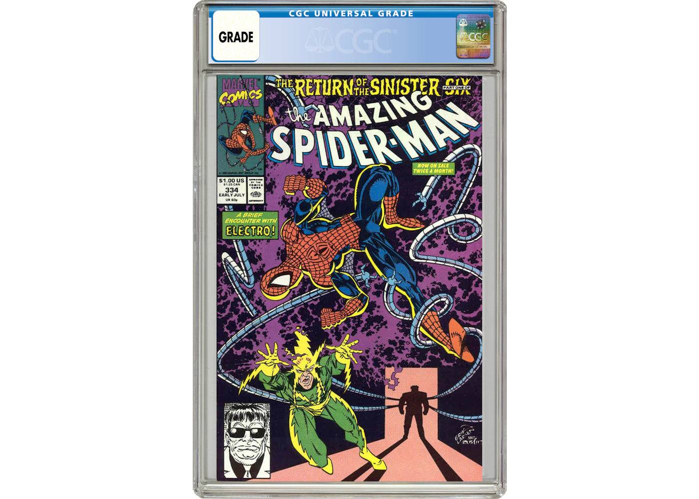 Marvel Amazing Spider-Man (1963 1st Series) #334 Comic Book CGC Graded