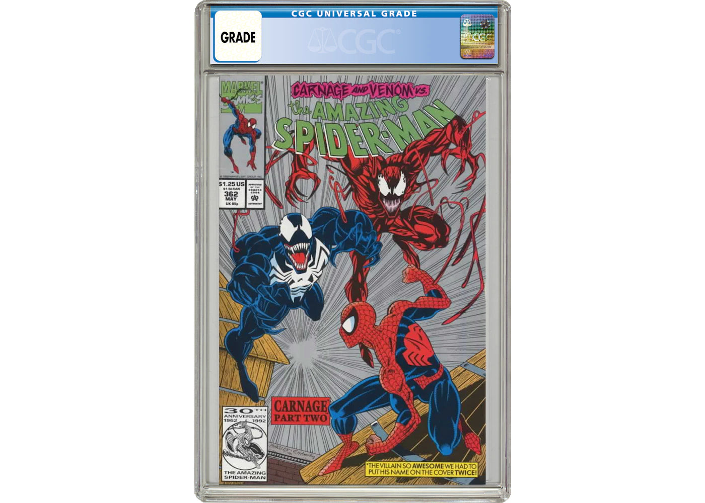 Marvel Amazing Spider-Man (1963 1st Series) #362B Comic Book CGC Graded