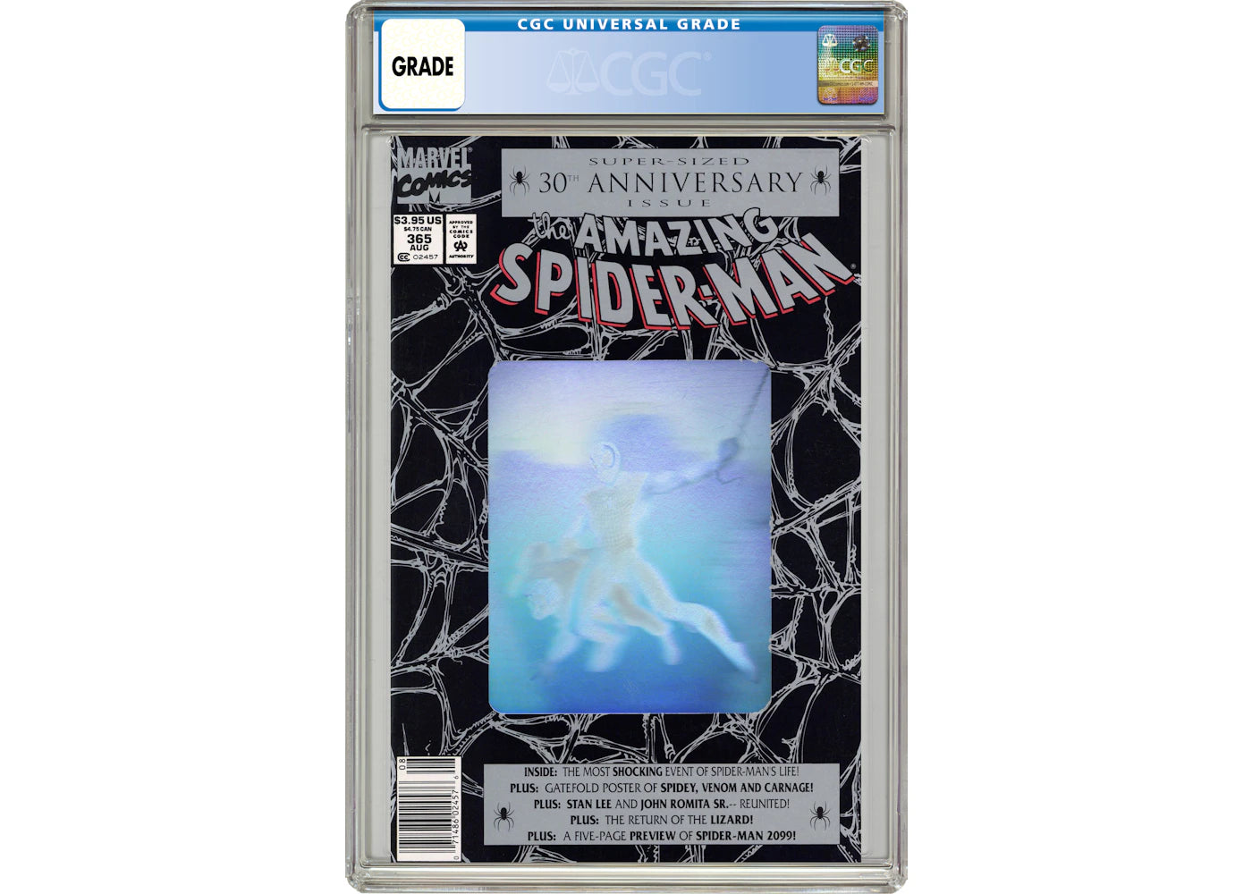 Marvel Amazing Spider-Man (1963 1st Series) #365N Comic Book CGC Graded