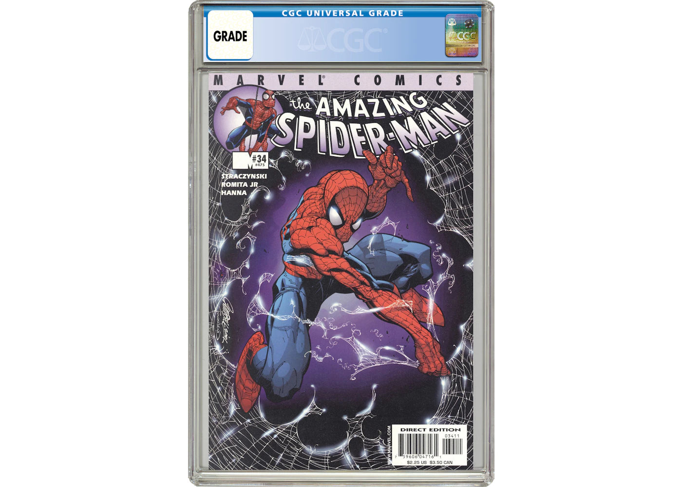 Marvel Amazing Spider-Man (1998 2nd Series) #34 Comic Book CGC Graded