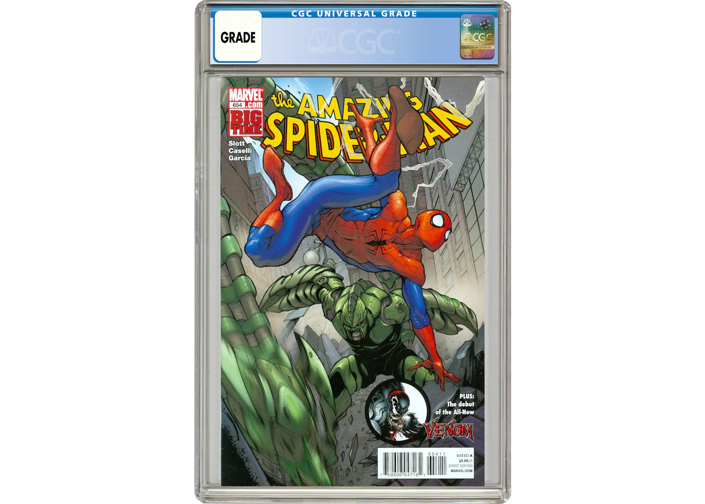 Marvel Amazing Spider-Man (1998 2nd Series) #654A Comic Book CGC Graded