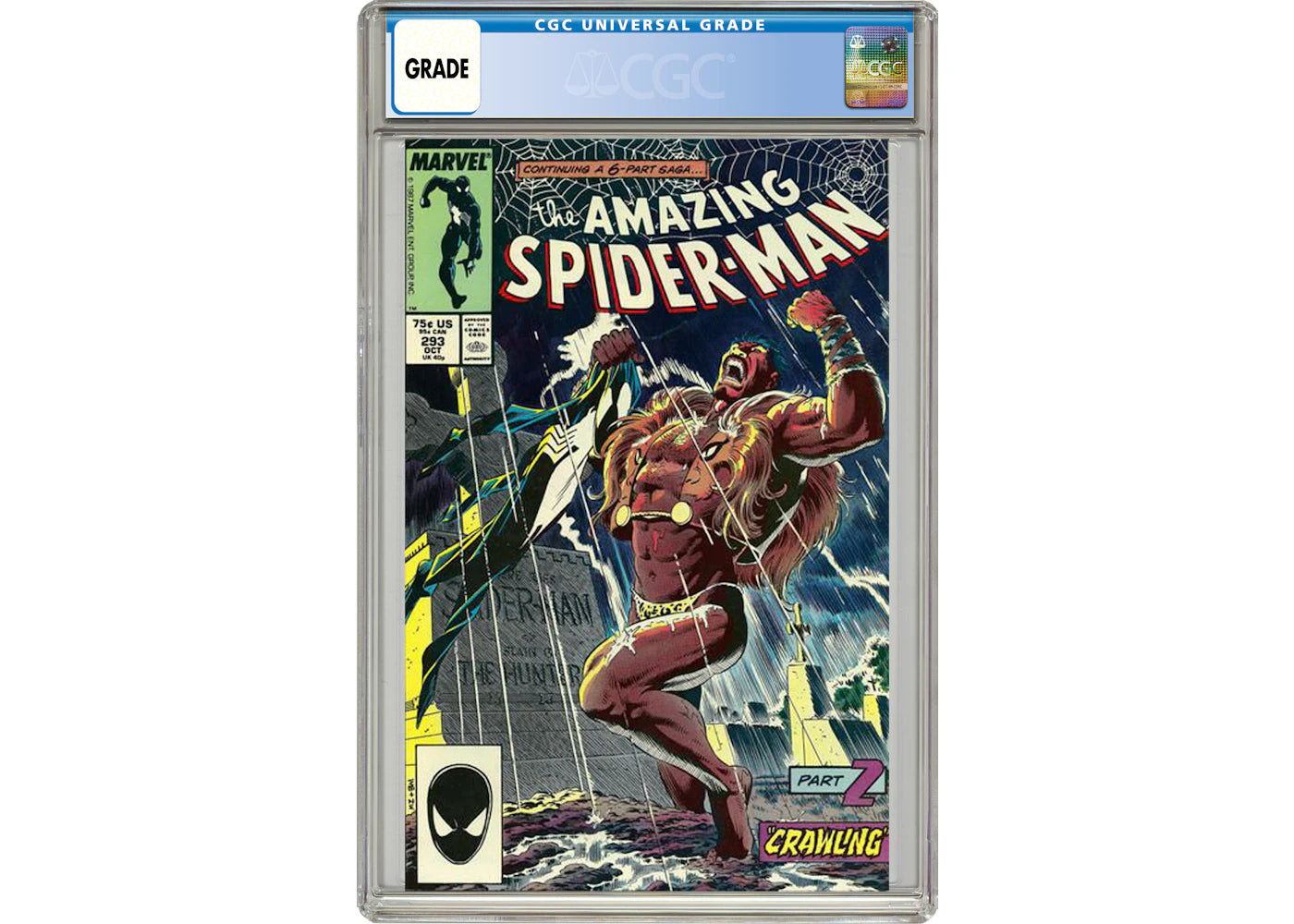 Marvel Amazing Spider-Man #293 Comic Book CGC Graded