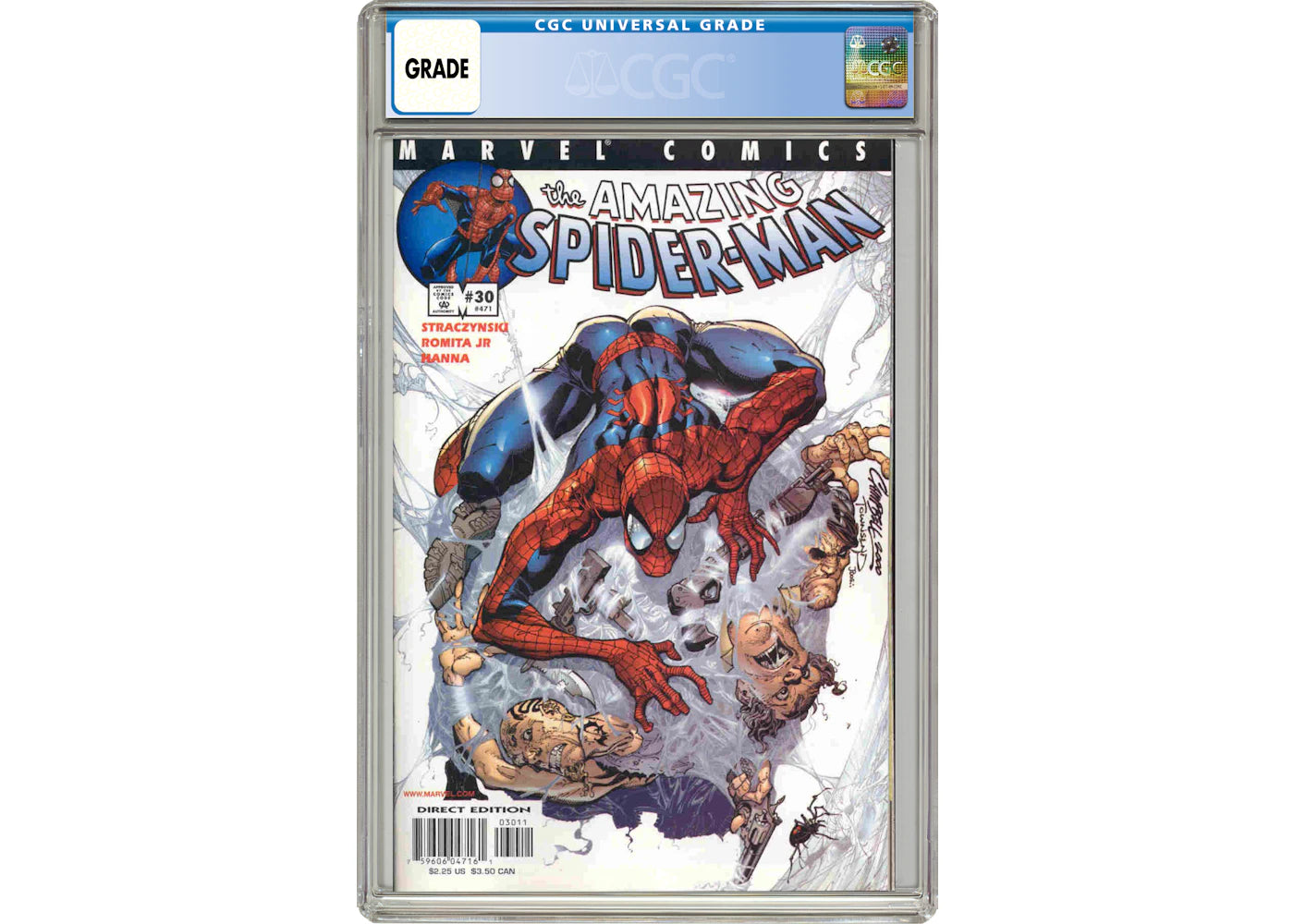 Marvel Amazing Spider-Man #30 (1st App. of Ezekiel and Morlun) Comic Book CGC Graded