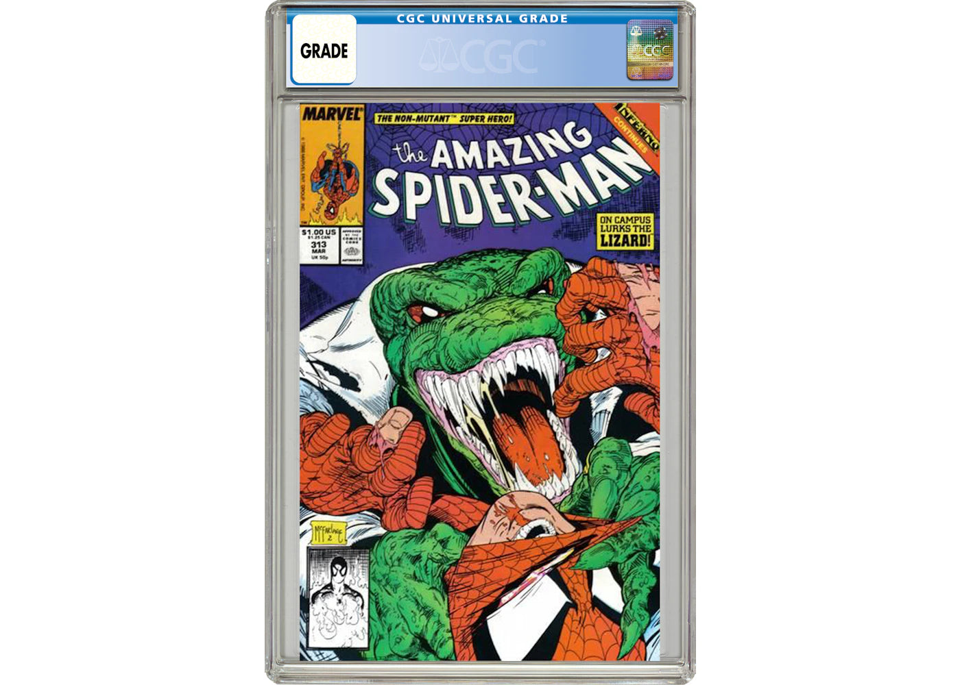 Marvel Amazing Spider-Man #313 Comic Book CGC Graded