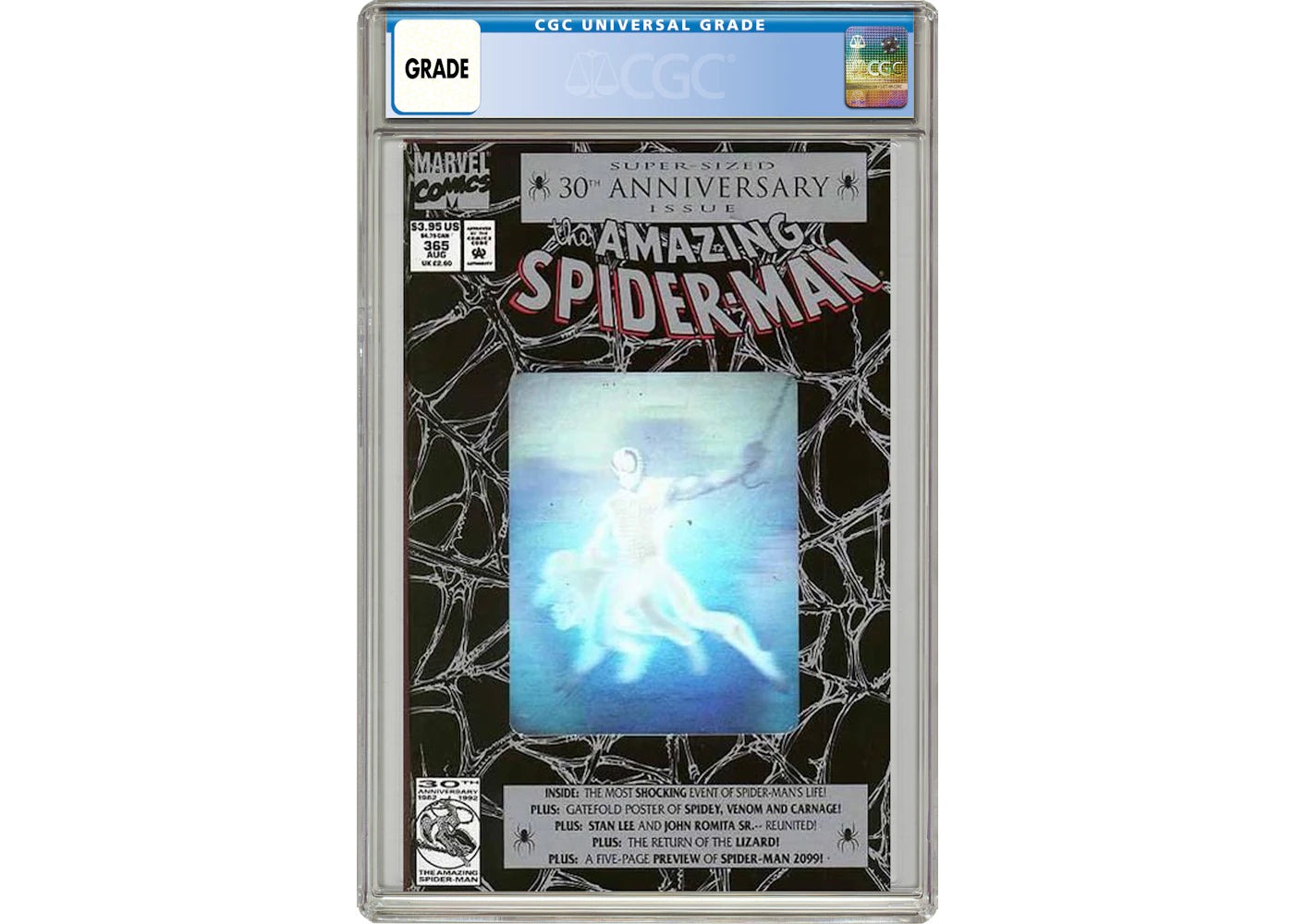 Marvel Amazing Spider-Man #365 (1st App. of Spider-Man 2099) Comic Book CGC Graded