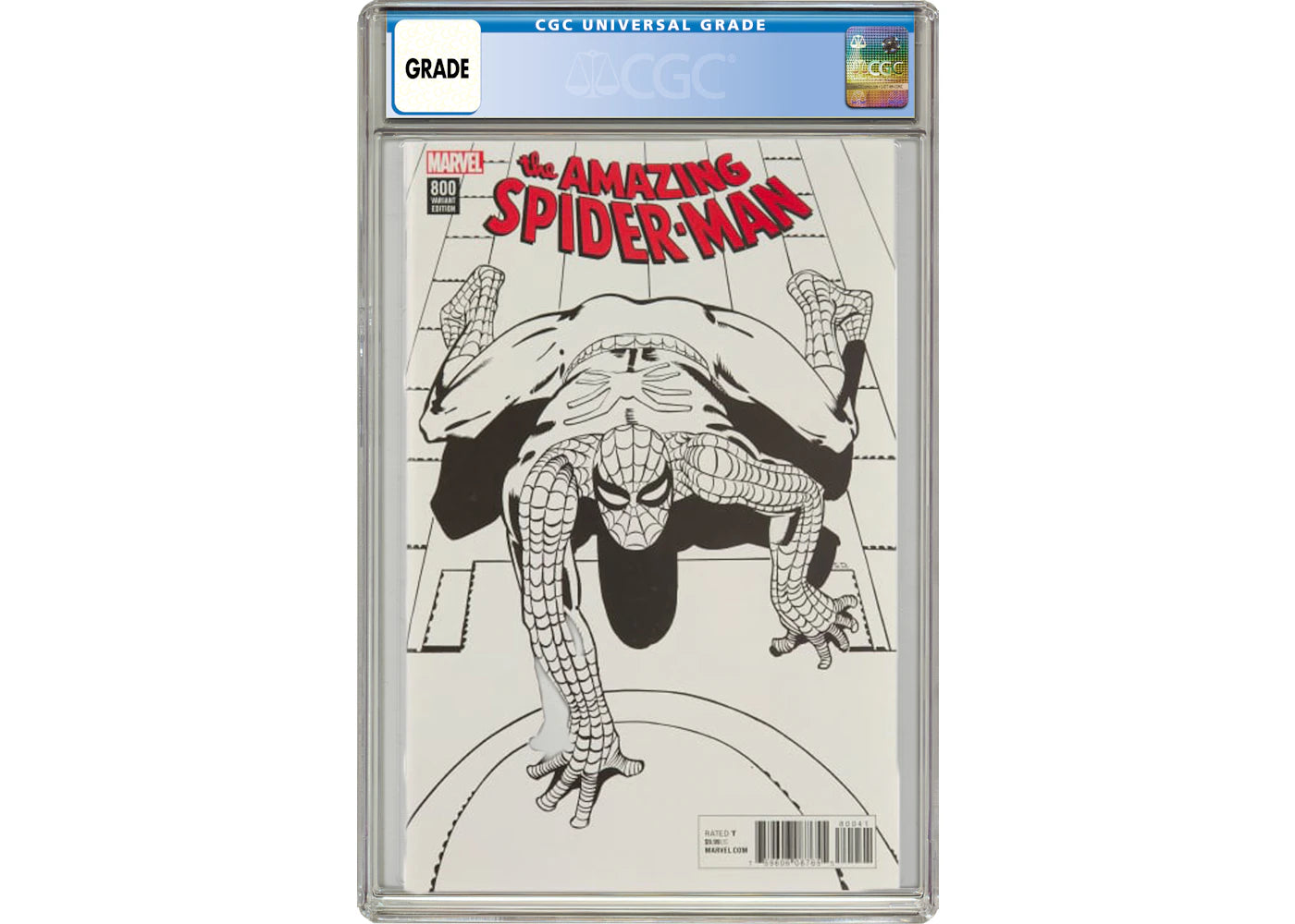 Marvel Amazing Spider-Man #800 (Remastered Sketch Edition) Comic Book CGC Graded