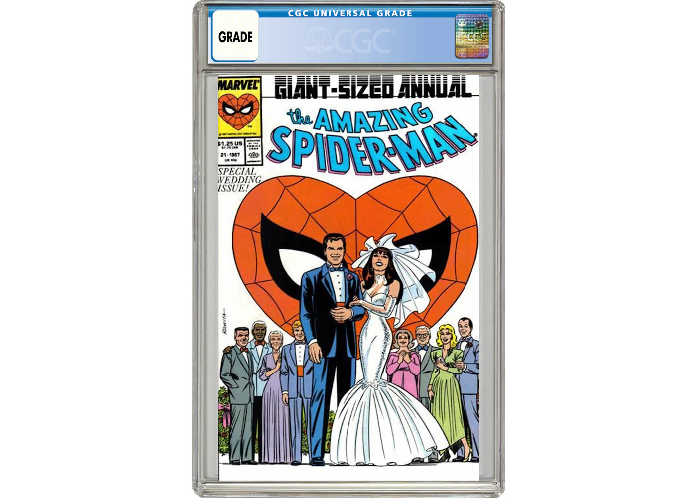 Marvel Amazing Spider-Man Annual #21 (Peter Parker - Cover B) Comic Book CGC Graded