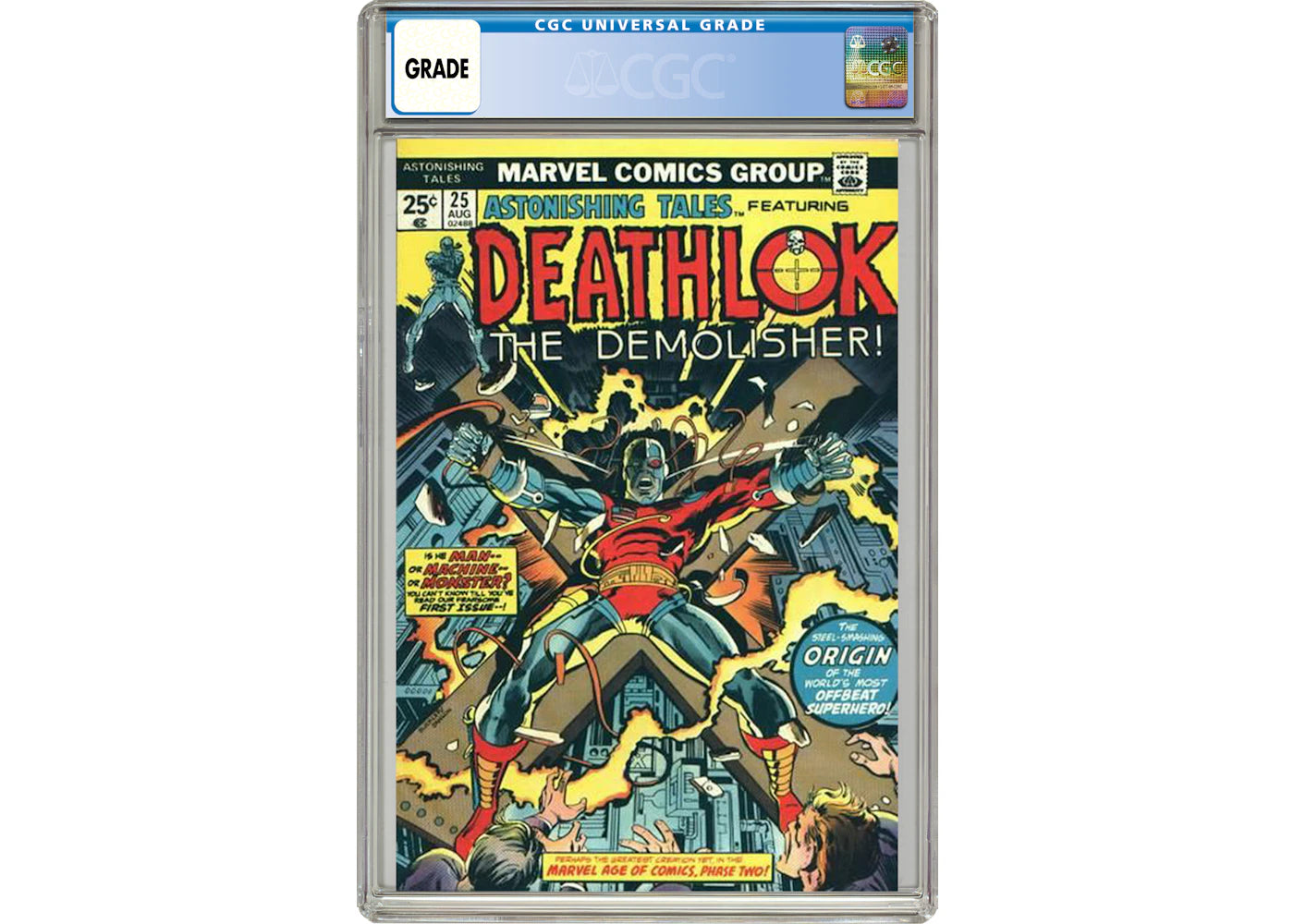 Marvel Astonishing Tales #25 (1st App. of Deathlok) Comic Book CGC Graded