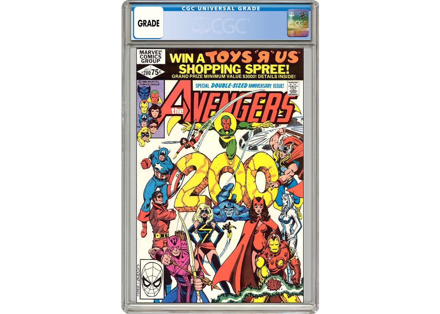Marvel Avengers (1963 1st Series) #200 Comic Book CGC Graded