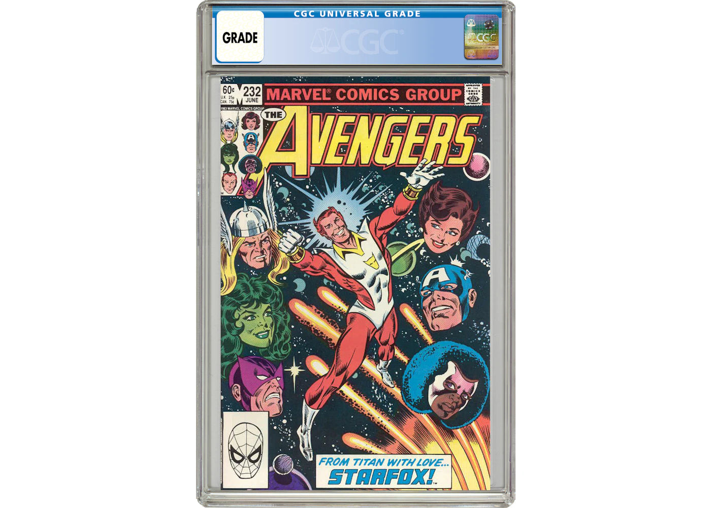 Marvel Avengers (1963 1st Series) #232 Comic Book CGC Graded