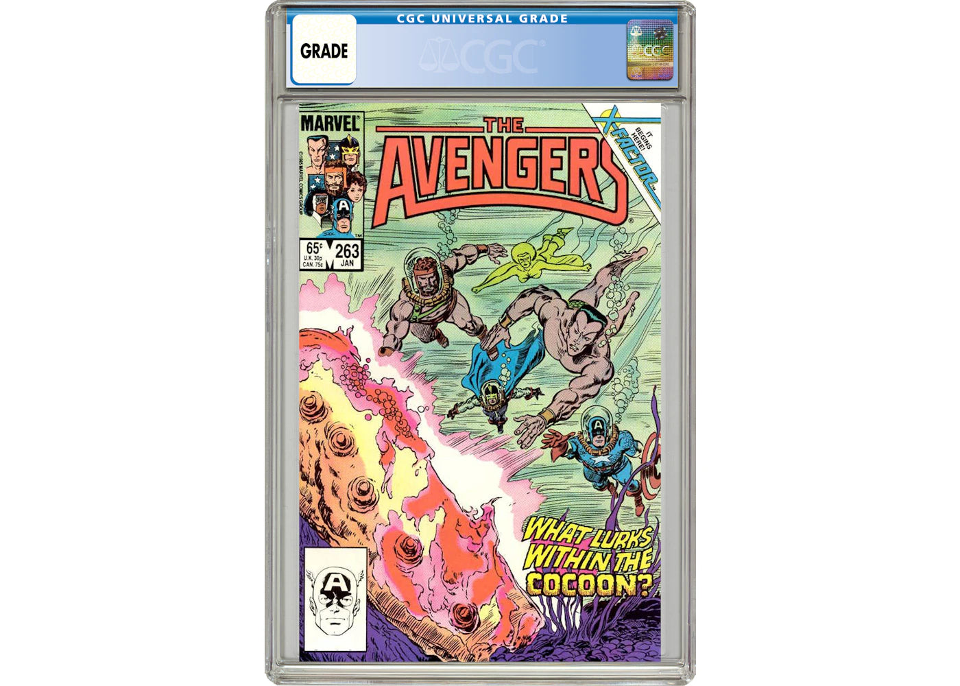 Marvel Avengers (1963 1st Series) #263 Comic Book CGC Graded