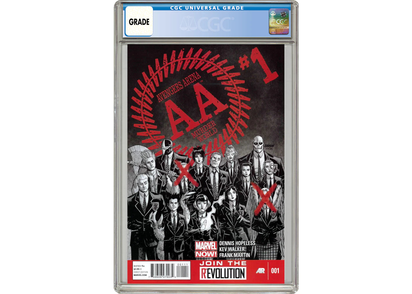 Marvel Avengers Arena (2012) #1A Comic Book CGC Graded