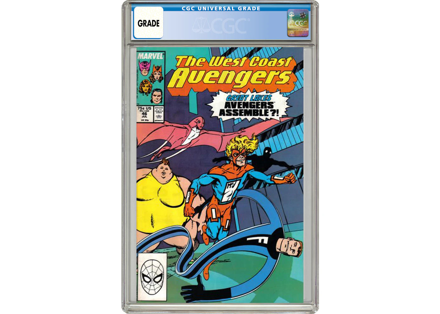 Marvel Avengers West Coast (1985) #46 Comic Book CGC Graded