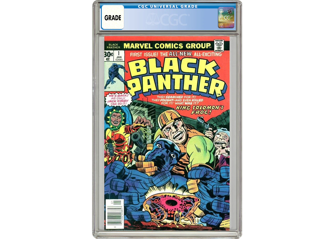 Marvel Black Panther #1 Comic Book CGC Graded