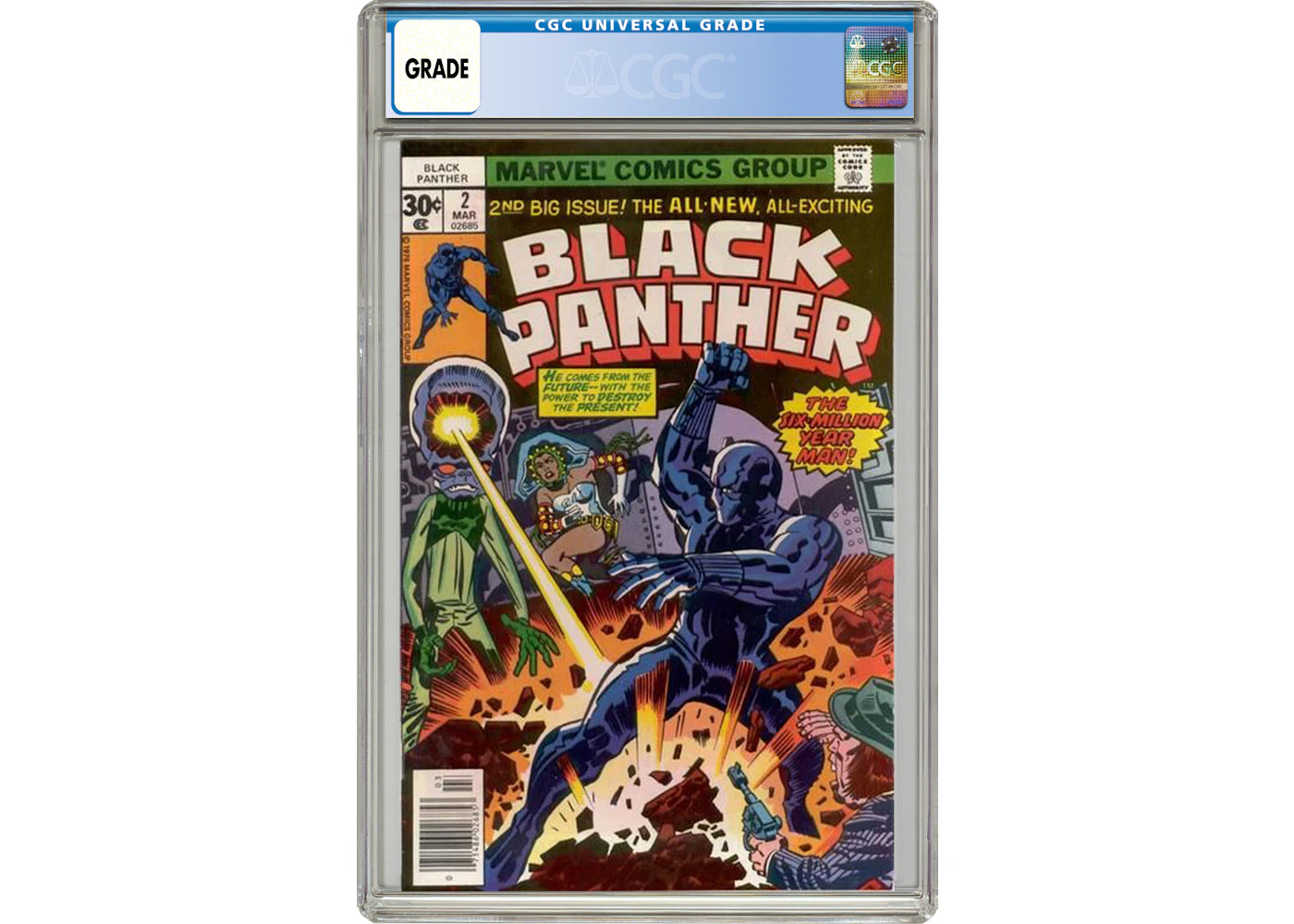 Marvel Black Panther (1977 Marvel 1st Series) #2 Comic Book CGC Graded