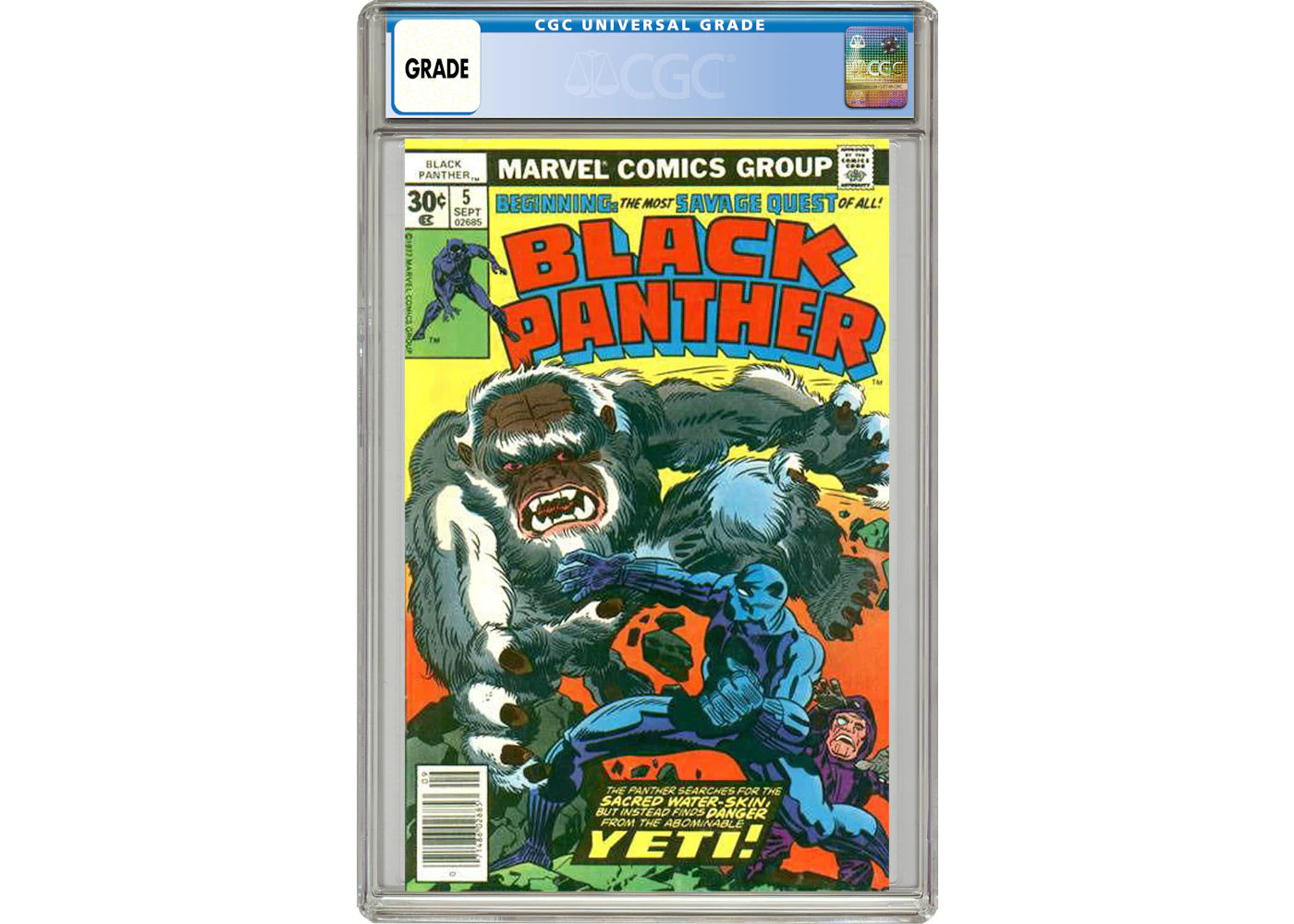 Marvel Black Panther (1977 Marvel 1st Series) #5 Comic Book CGC Graded