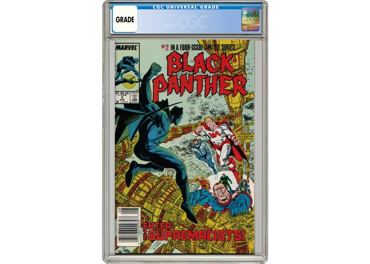 Marvel Black Panther (1988 Marvel Mini-Series) #2 Comic Book CGC Graded