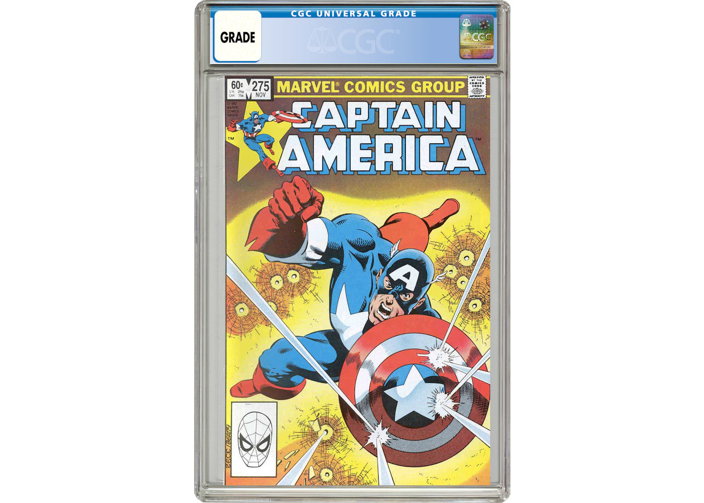 Marvel Captain America (1968 1st Series) #275 Comic Book CGC Graded