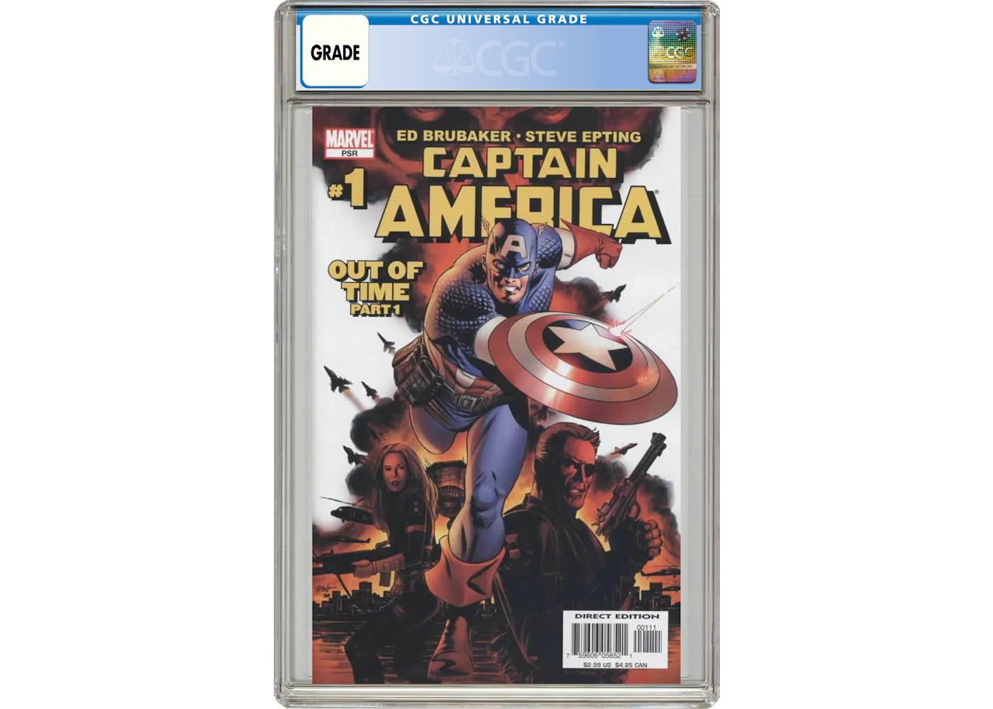 Marvel Captain America (2004 5th Series) #1 Comic Book CGC Graded