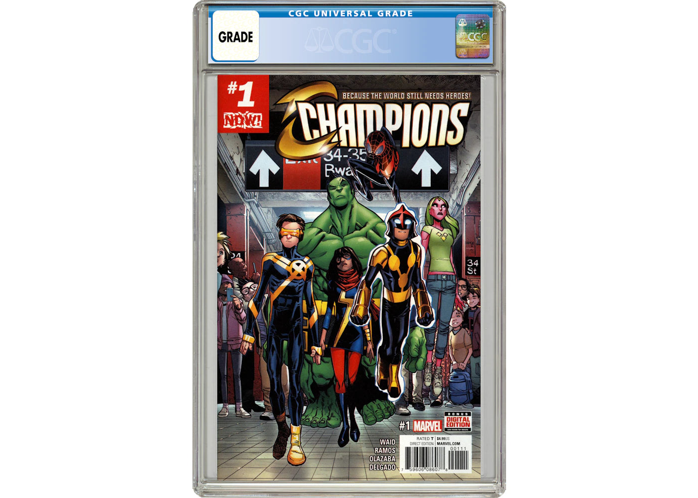 Marvel Champions (2016 Marvel 2nd Series) #1A Comic Book CGC Graded