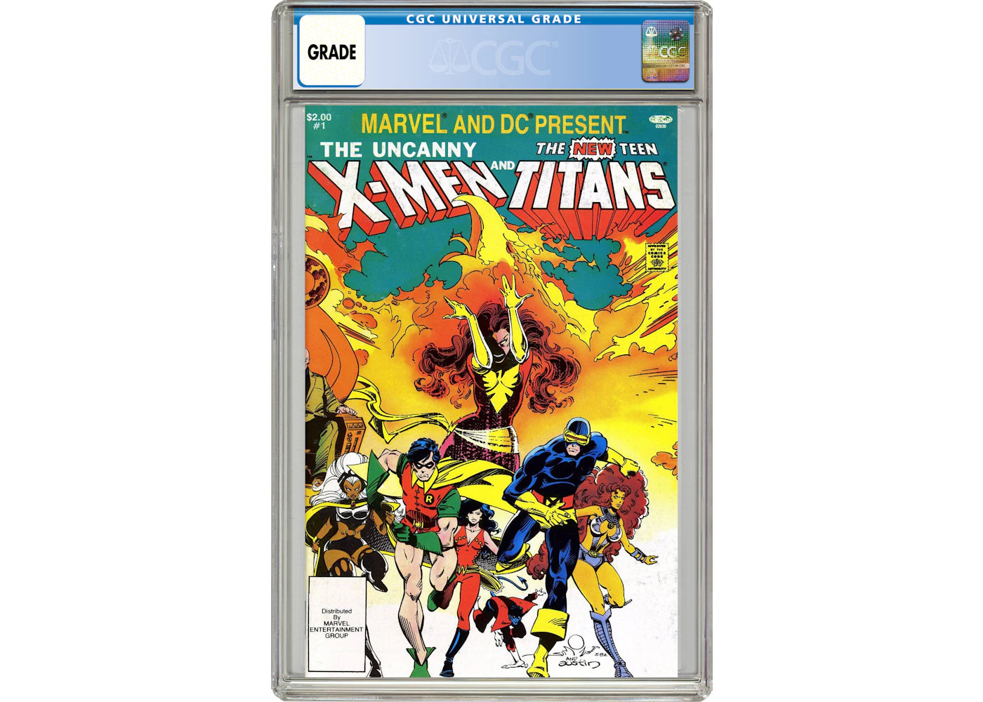 Marvel/DC Marvel and DC Present Uncanny X-Men and New Teen Titans (1982) #1 Comic Book CGC Graded
