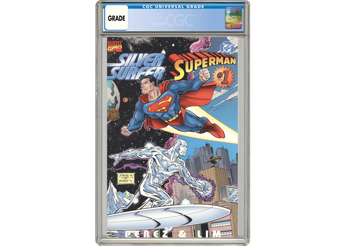 Marvel/DC Silver Surfer Superman (1996) #1 Comic Book CGC Graded