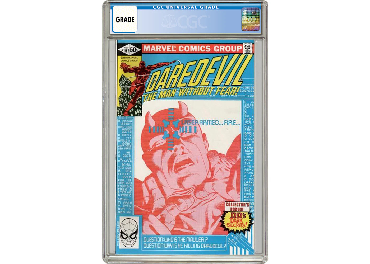 Marvel Daredevil (1964 1st Series) #167 Comic Book CGC Graded