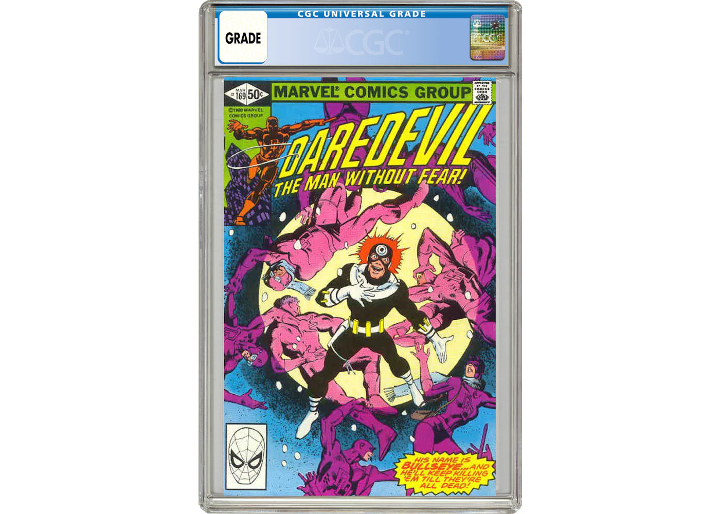 Marvel Daredevil (1964 1st Series) #169 Comic Book CGC Graded